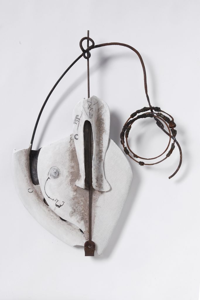 <i>Mousiké</i>, 2012 <br />Polimaterico, cm 65 x 45 x 7 circa